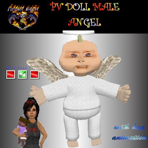 Male Angel Doll