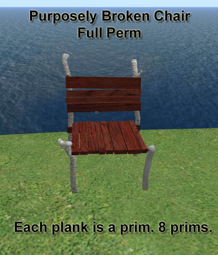 Mesh Broken Chair - Full Perm