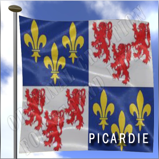 Drapeau de la Région Picardie