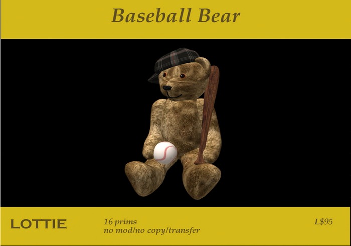 * LOTTIE Baseball Bear