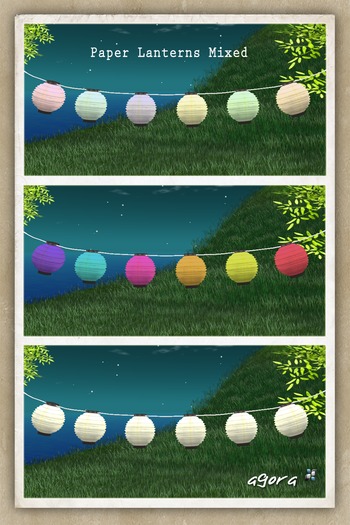 Agora - Paper Lanterns Mixed
