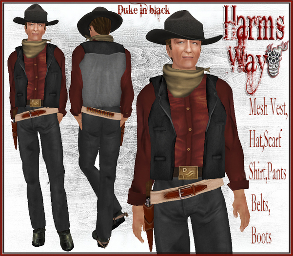 Harm's Way Duke in black