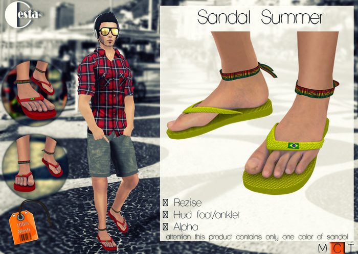 " Sandal Summer " Yellow