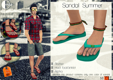 " Sandal Summer " Turquesa