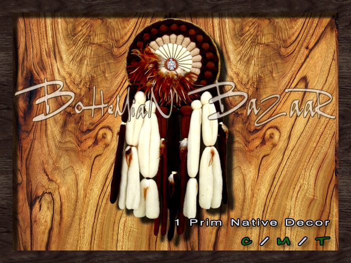 Native Indian Wall Decor / FULL PERM * PROMO