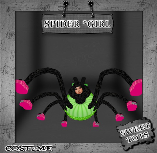Second Life Marketplace - ~*TOT Costumes*~ Spider *Girl