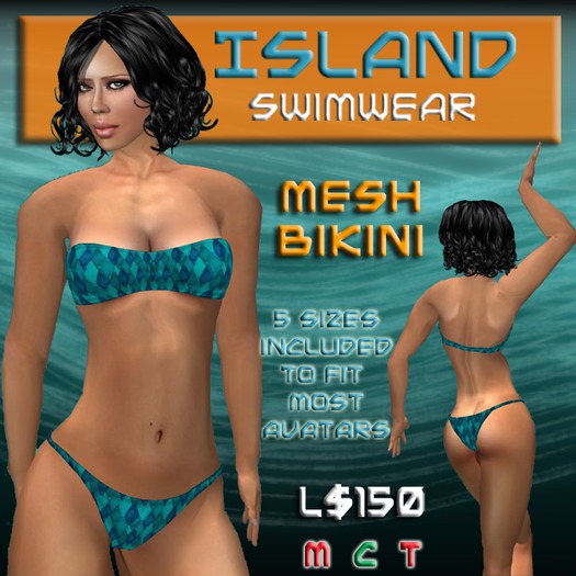 Sea Diamonds Mesh Bikini