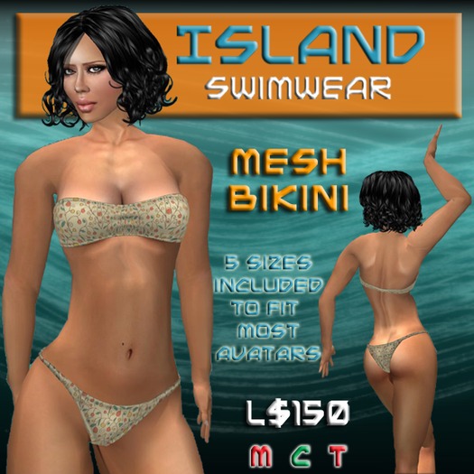 Delicate Pastel Mesh Bikini