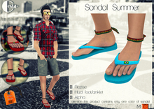 " Sandal Summer " Baby Blue