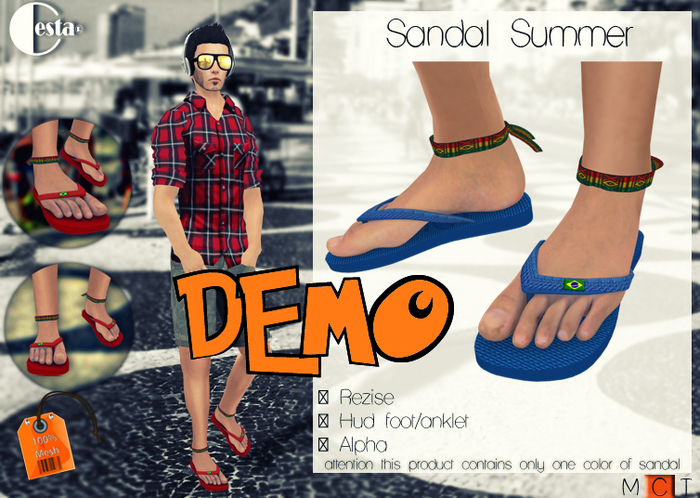 Demo Test " Sandal Summer " Blue