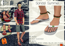 " Sandal Summer " white