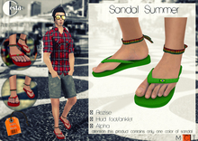 " Sandal Summer " Green