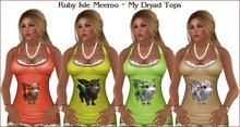 Ruby Isle Meeroo - My Dryad Tops - 4 Pretty Tops - Myrr, Troo, Azra, Sula