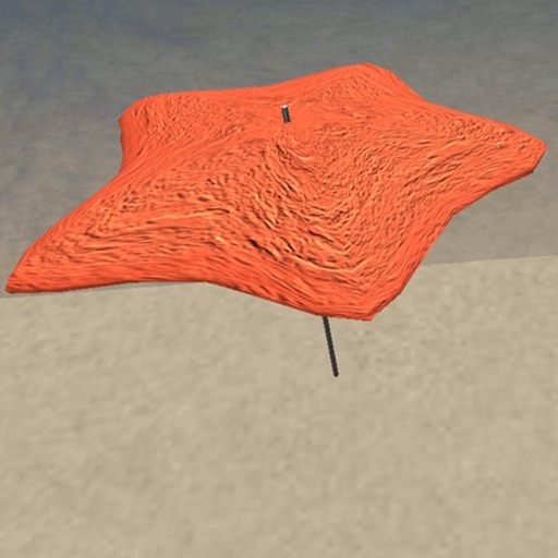 Starfish Design Beach Umbrella