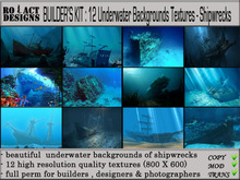 ..::RO!ACT::..DESIGNS 12 Underwater Backgrounds-Shipwrecks