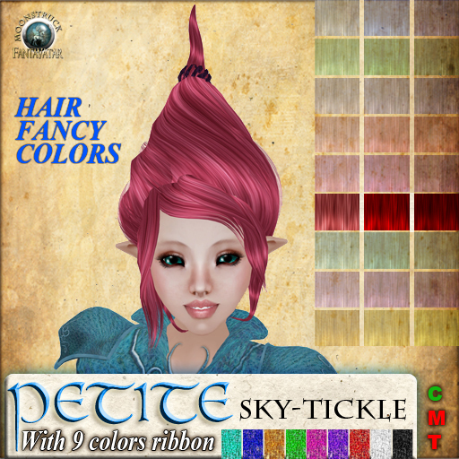 !! FANTAVATAR !! Petite - Sky-tickle RED Hair F&M PET