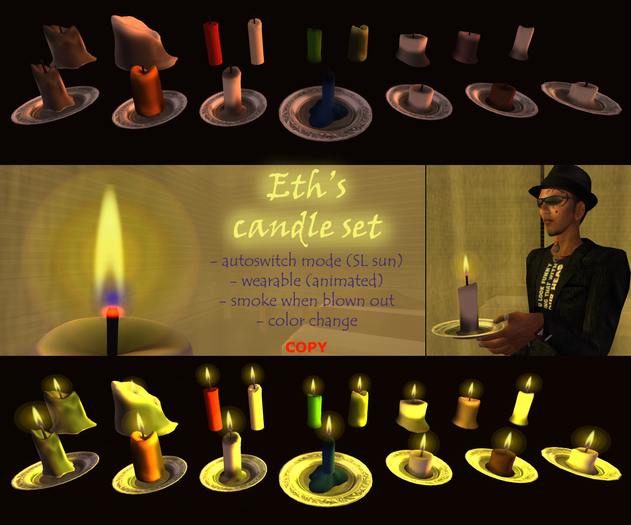 Eth's candle set