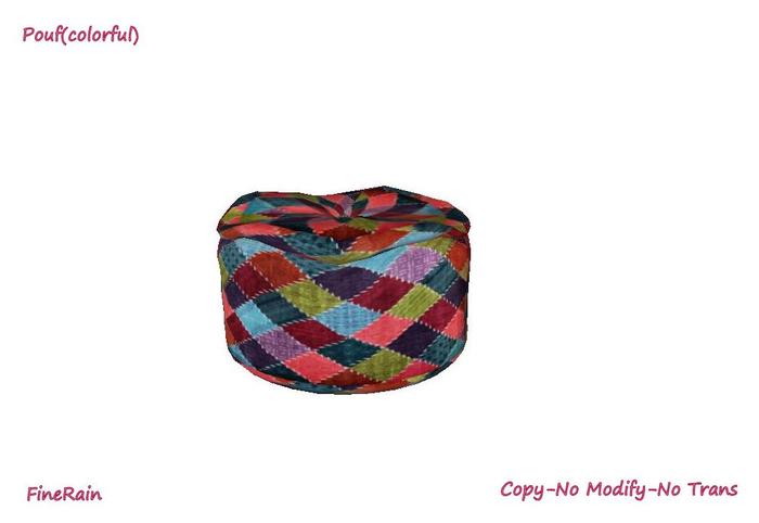 Pouf (Colorful) 