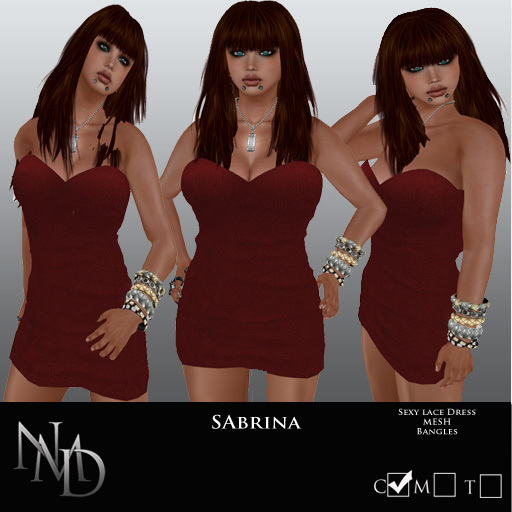 .:[NMD]:. Sabrina Dress Box Red