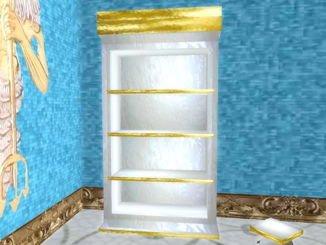 Mermaid Pearl Library Bookcase