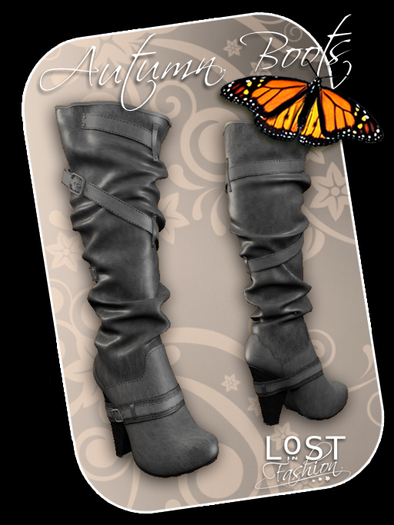 [LiF] Autumn Boots *grey*