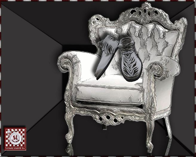 ::SLTA:: Mocassin White Tiger Leather