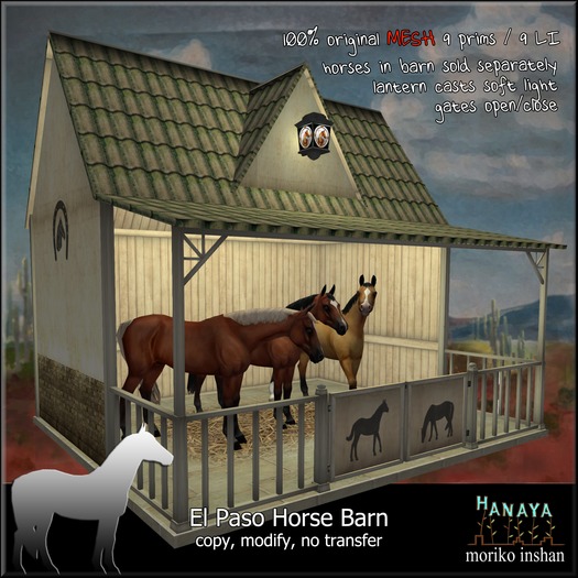 -Hanaya- El Paso Horse Barn [mesh]