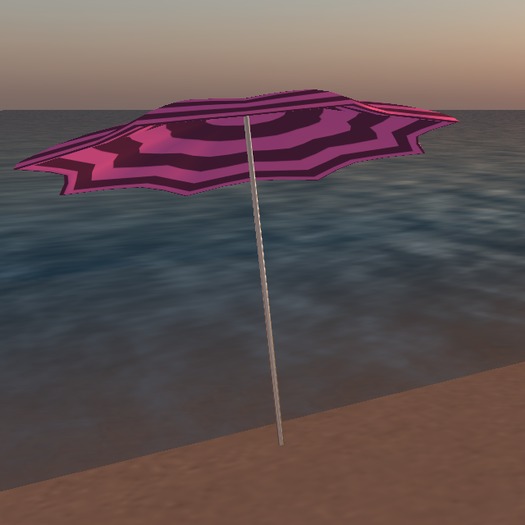 Ribbed Beach Umbrella