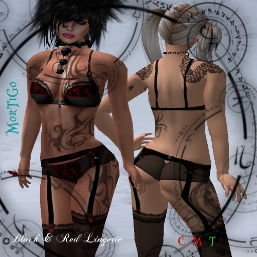 MorTiGo - Red & Black Lingerie
