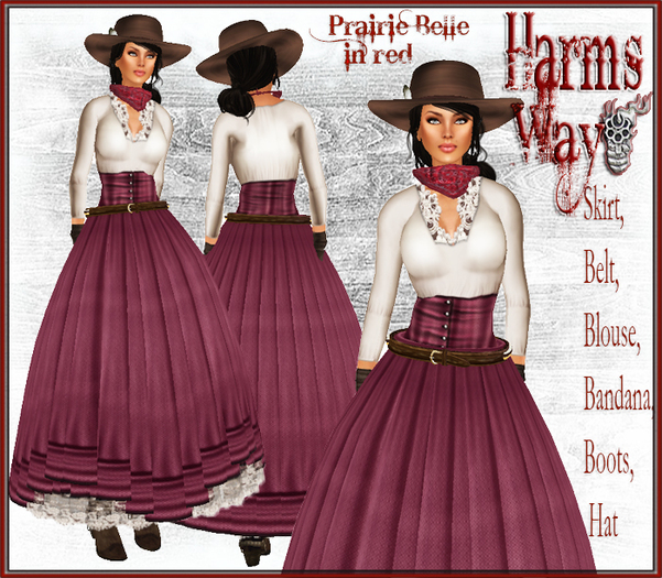 Harm's Way Prairie Belle in red