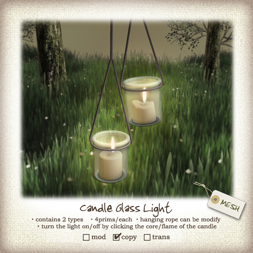 (iTuTu) Candle Glass Light MKP