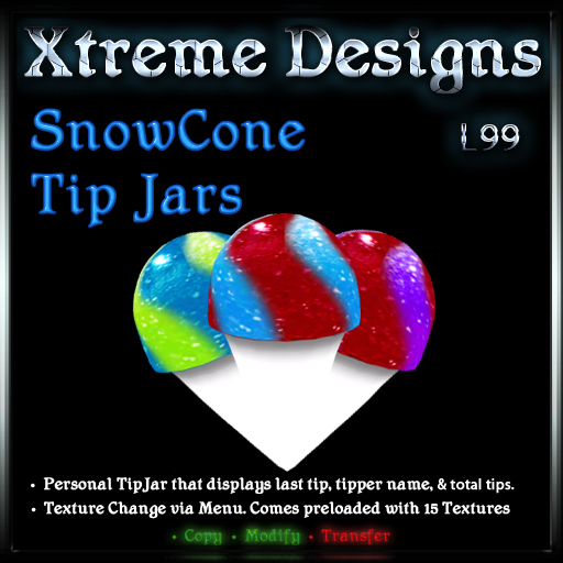 Snow Cone TipJar