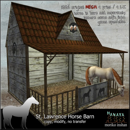 -Hanaya- St. Lawrence Horse Barn