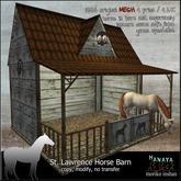 -Hanaya- St. Lawrence Horse Barn
