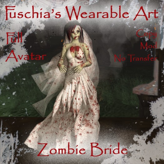 ~ Fuschia ~ Zombie Bride_Full Avatar