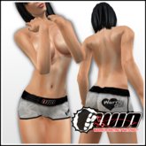 WIN Silver Lowrider Trunks Black Elastic
