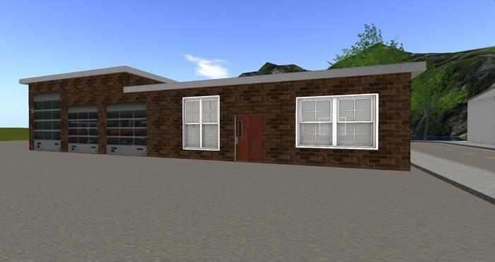 MCC Large Modern Fire/Police Station (Boxed)