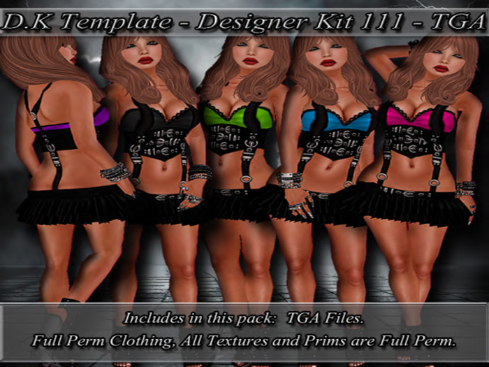 D.K Template - Designer Kit 111 - TGA