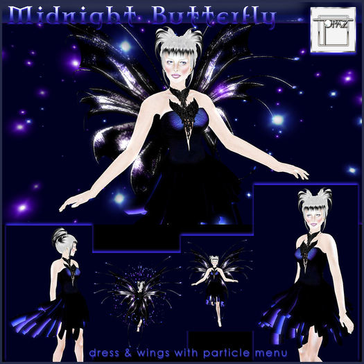 Topaz Square ~ Midnight Butterfly  *New for *2012*