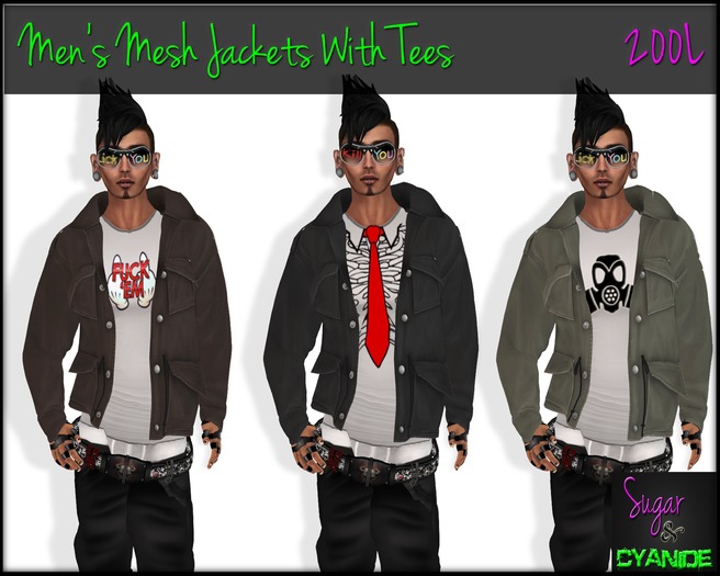 **S&C** Men's Jackets with Tees - Fatpack