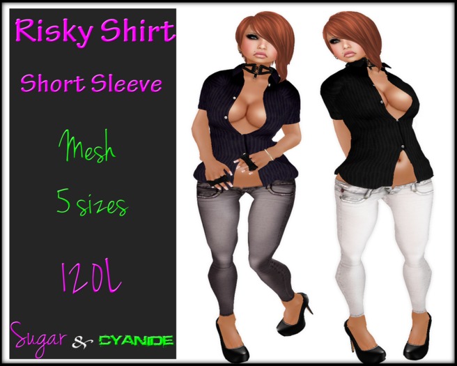 **S&C** Short Sleeve Risky Shirt - Fat Pack