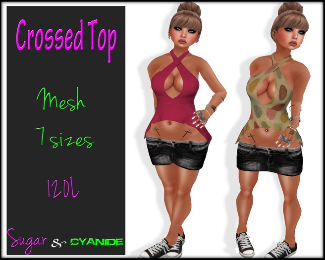 **S&C** Crossed Top - Fat Pack
