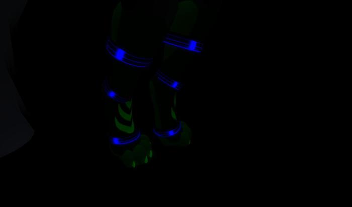 Jex Raver Anklets(Blue)