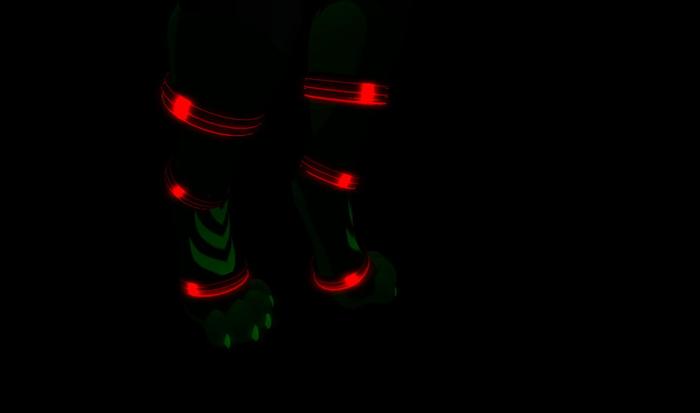 Jex Rave Anklets(Red)