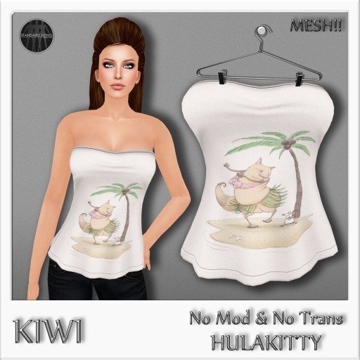 KIWI HULAKITTY MESH TUBE TOP