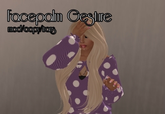 Gesture ;Facepalm