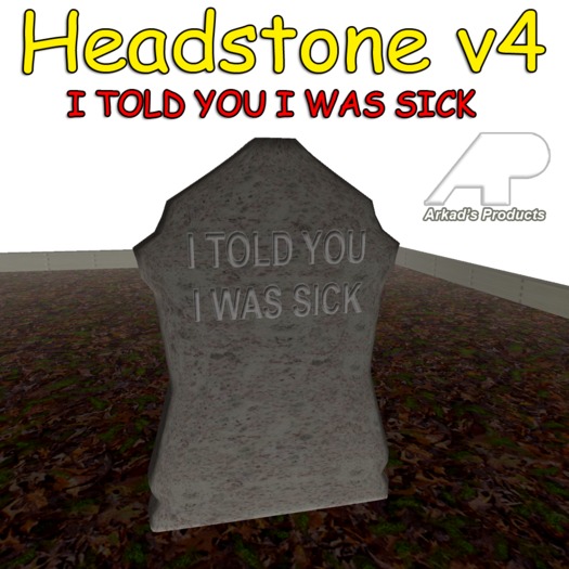 Arkad's Halloween Headstone v4