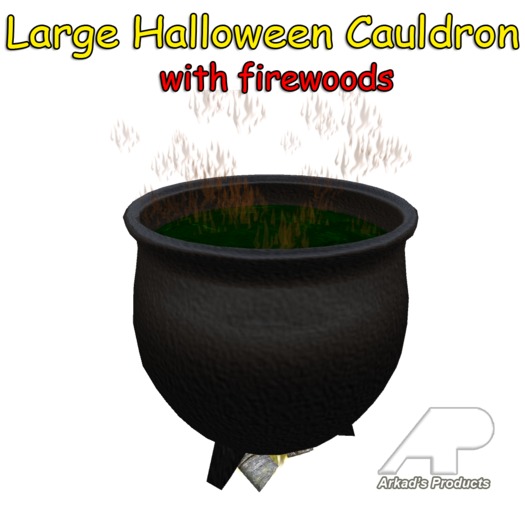 Arkad's Halloween Cauldron cooking witch's potion.