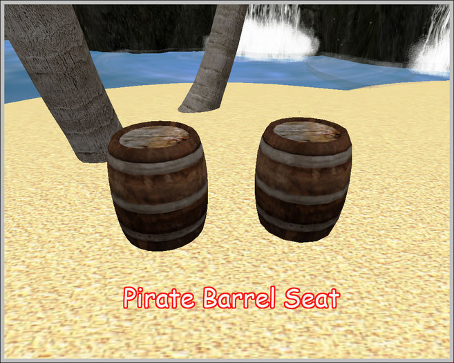 Pirate Barrel Seats Box)