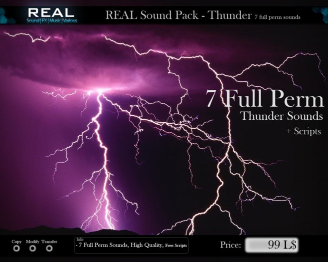 REAL Sound Pack (FULL Perm) - Thunder